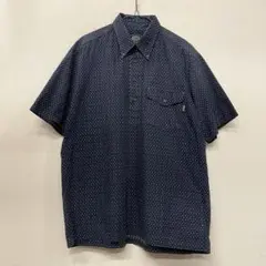 AIGLE エーグル 日本製 プルオーバー 総柄 シャツ