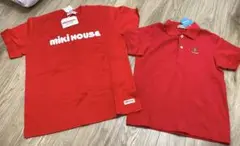 ミキハウス　新品タグ付き　2枚　セット　tシャツ ポロシャツ