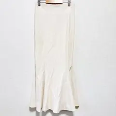 wcloset 【F】 マーメイドスカート ロングスカート バックウエストゴム