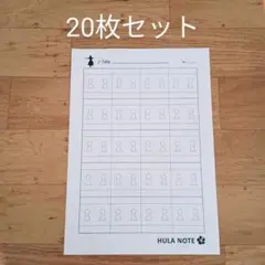 20枚セット　フラダンス　ノート　フラノート　レッスン用紙　振り付け　可愛い