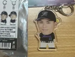 和田康士朗　デカフェイスキーホルダー　BSW 千葉ロッテマリーンズ