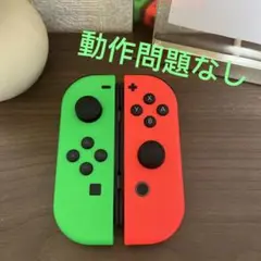 Nintendo Switch ジョイコン ネオングリーン ネオンレッド A82