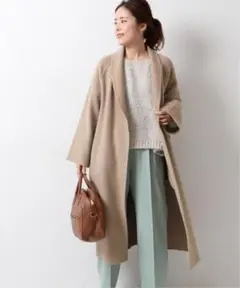Spick u0026 Span☆ ショールカラーリバーコート