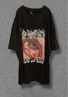 【期間限定値下げ】ホラーTシャツ　目　Tシャツ 2XL パンク　ハードコア