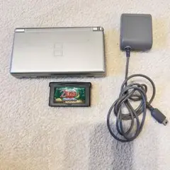 動作確認済み　ニンテンドーDS Lite シルバー 本体　GBA ゼルダの伝説