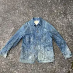 超希少 doubleRL ダメージ加工 カバーオール