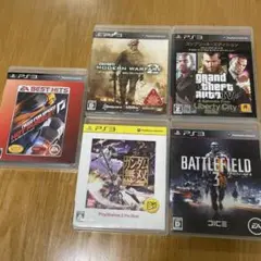 PS3 ソフト まとめ売り ジャンク 5本