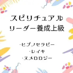 ☆スピリチュアルリーダー養成☆上級コース☆非売品 ヒプノ レイキ 数秘 霊気
