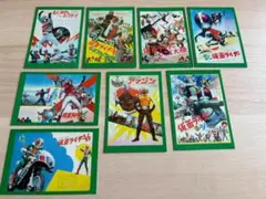 8枚　ゴーゴー仮面ライダー　フィギュア王　カルビー　カード　トレーディングカード
