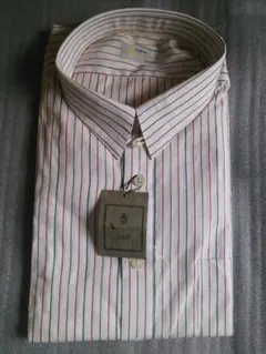 タグ付き未使用保管品　Aquascutum　胸ポケ　タブカラーシャツ
