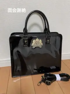メタモルフォーゼ プレート付きハンドバッグ