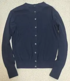 UVカットスーピマコットンクルーネックカーディガン ユニクロ　xs