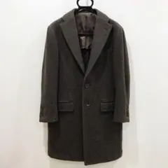 RING JACKET チェスターコート 44 茶 本切羽