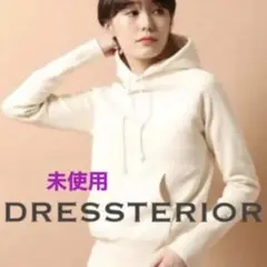 DRESSTERIOR定番 吊裏毛 ジップアップパーカー サイズ3 アイボリー