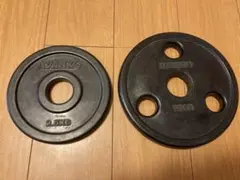 ivanko オリンピックラバープレート 5kg 2.5kg 各1枚