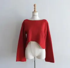 完売　Sea Room Lyn CurveヘムバイカラーKnitトップス　ニット