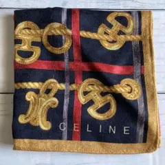 CELINE 大判ハンカチ【used】