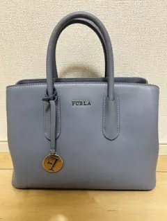 FURLA ハンドバック ショルダーバッグ (水色)