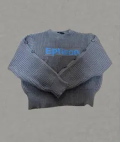 jiasecond. ロゴ入り グレー ニット