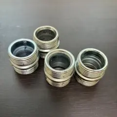 ルミナス スチールラック 25mm用　 ポール連結ジョイント4つ