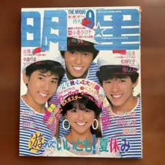 明星 9月号 夏休み特集　色焼けはありますが40年前の本としては綺麗です