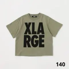 XLARGE KIDS 140 Tシャツ カーキ エクストララージ キッズ