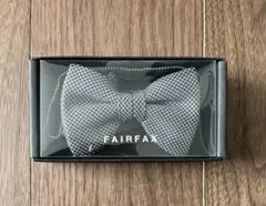 ⭐︎新品未使用⭐︎FAIRFAX 蝶ネクタイ　千鳥格子 ブラック　ホワイト