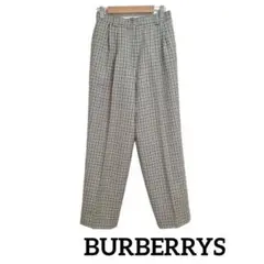 BURBERRYS チェック柄 ワイドパンツ 9号 d1