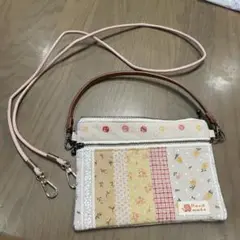 ダブルファスナーポーチ(持ち手付)