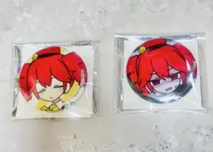 重音テト　缶バッジ　2点セット