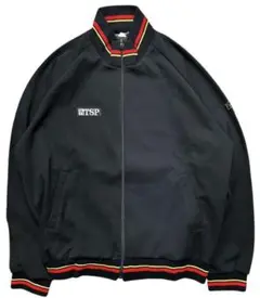 80s VINTAGE ハイネック トラックジャケット フロントパッチロゴ