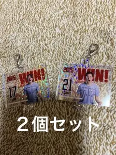 北海道コンサドーレ札幌　WINNING連結チャーム　児玉選手＆中野選手２個セット
