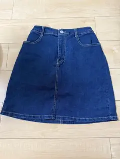 ダークブルータイトスカート