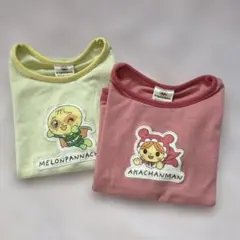 アンパンマン Tシャツ 100 ２枚セット メロンパンナちゃん あかちゃんまん