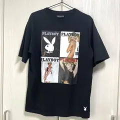 PLAYBOY グラフィックTシャツ メンズTシャツ 黒