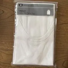 ☆UNIQLO Color リブタンクトップ　M 白☆