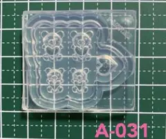 3Dネイルシリコンモールド 熊　A-031