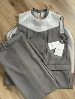 【新品タグ付き】MEDI JACKET DOCKING SHEER SET UP