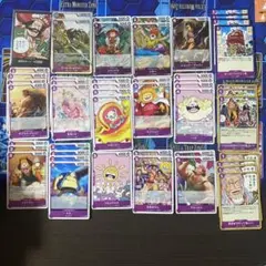 ワンピースカード 受け継がれる意志 紫 sr r uc cmまとめ売り ロジャー