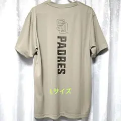 MLB パドレス メッシュ Tシャツ ベージュ Lサイズ