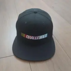 CHALLENGER 刺繍ロゴ ブラックキャップ