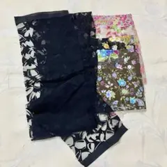花柄シフォン生地 はぎれセット　③