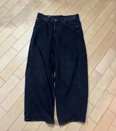 完売品 ZARA スーパーバギー　EUR42 ブラック　ワイド　XL