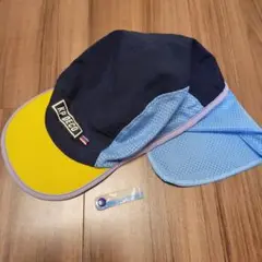 KP DECO メッシュキャップ 56 ネイビー/ブルー/イエロー