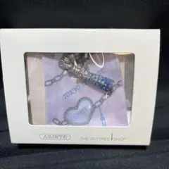 【新品未使用】アビステ ABISTE スカイツリー クリスタルガラスストラップ青
