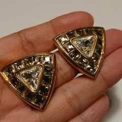 YVES SAINT LAURENT ヴィンテージ ストーン イヤリング