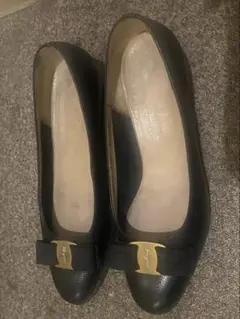 【正規品】Ferragamo 黒 パンプス 24.0cm フェラガモ