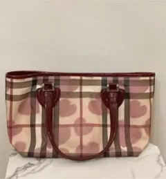 バーバリー ハート トートバッグ