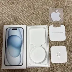 iPhone 15ブルー 128GB箱のみ