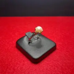 【ヴィンテージ】ストーンリング パール 天然石 骨董品 r1